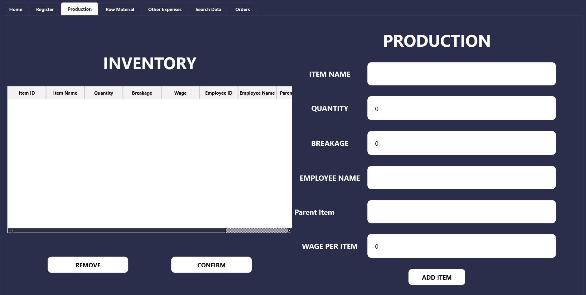 Precasto interface